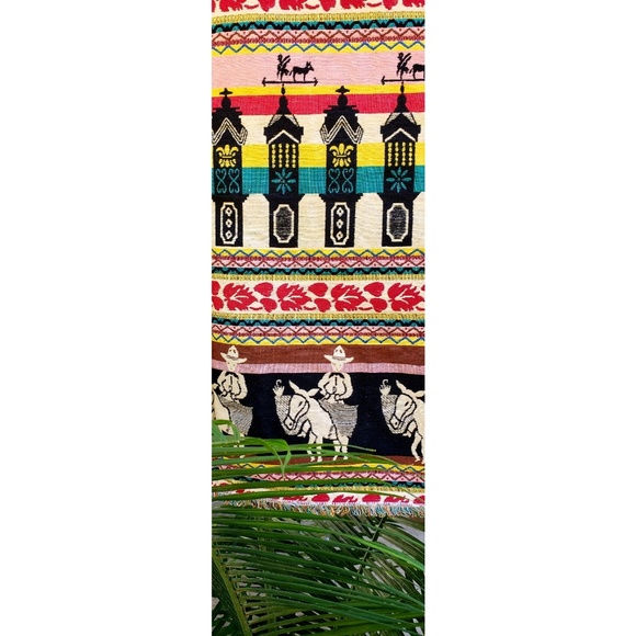 Sold.  Sausalito Mexican Southwest Tapestry Rug - Picture 5 of 6